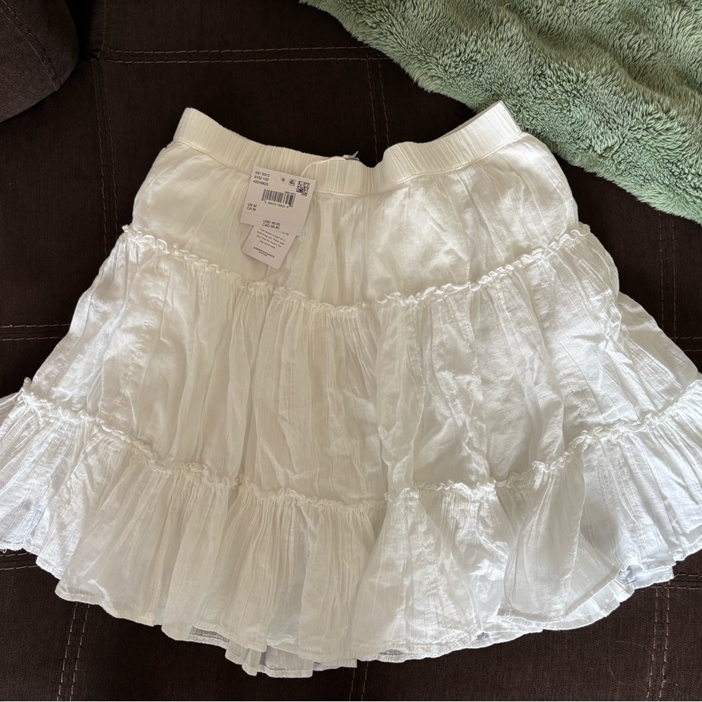 American Eagle Outfitters White Mini Skirt